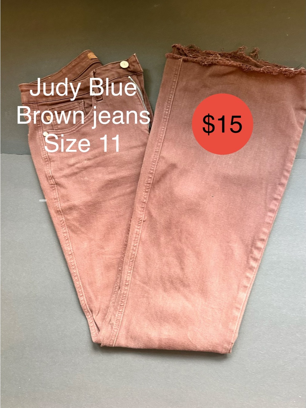 Judy Blue Brown Boot Cut Jeans